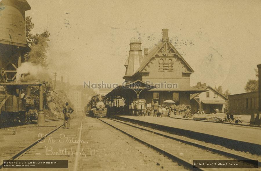 Postcard: The Station - Brattleboro, Vermont
